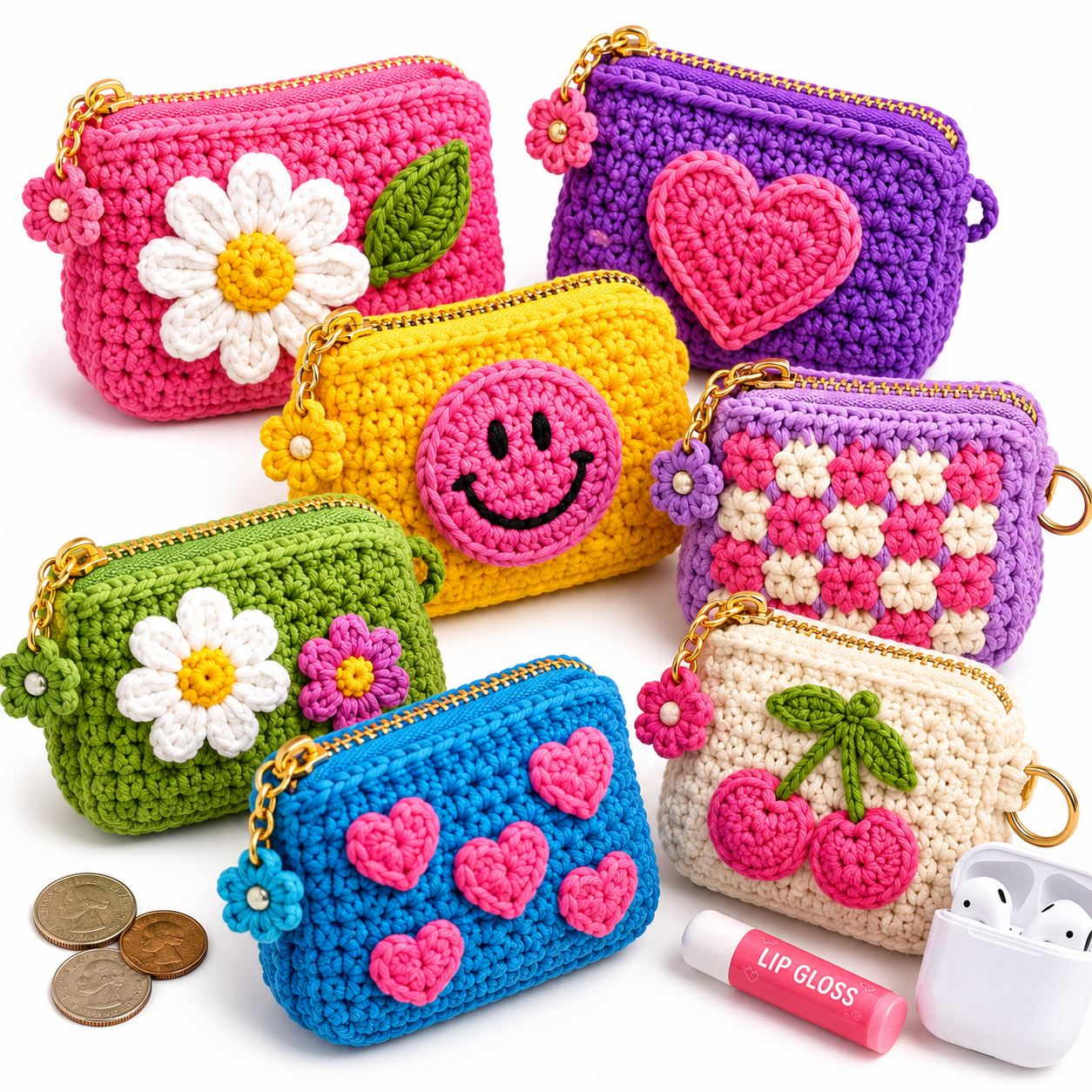 Crochet Coin Purses